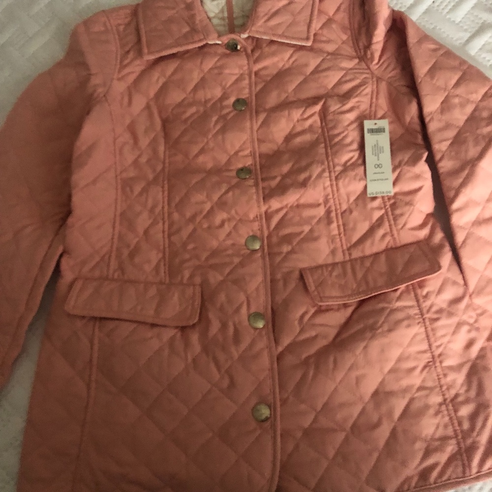 Pretty in Pink! Quilted Jacket, Scarf and Gloves